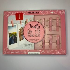 Pink Firefly Mini Clip String Lights